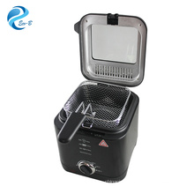 Wholesale stainless steel 1.5L 900W family Kitchen high quality mini Oil Pressure Deep Fryer